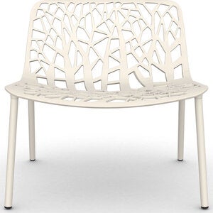 Forest loungelænestol Creamy White 