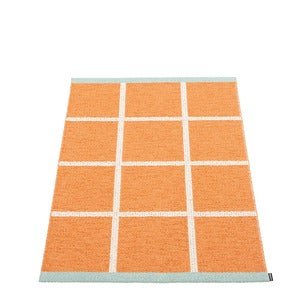 Vævet Tæppe Criss Pop Pale Orange