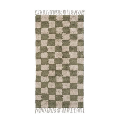 Vaskbar Tæppe Mara Elm Green