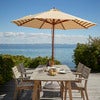 Messina Parasol Ø270 Cm Golden Yellow Stripes