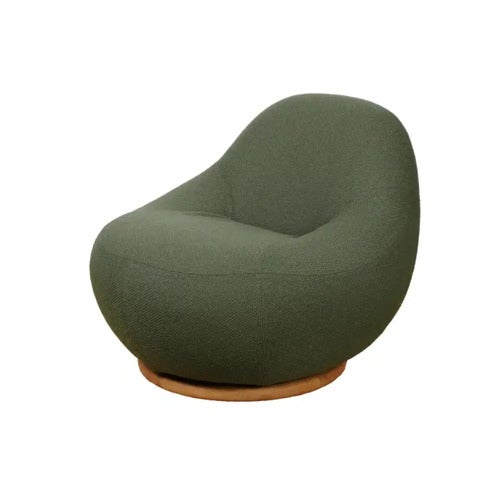Gem loungestol m/teak dreje Dark green, Rise