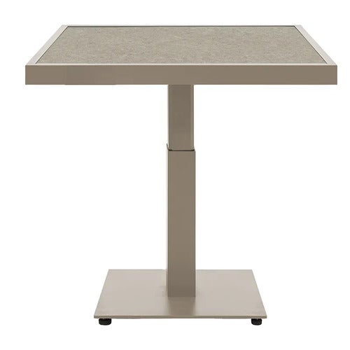 Scale sofabord 85x85 cm khaki / Greish Ceramic