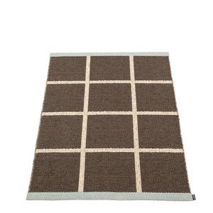 Vævet Tæppe Criss Pop Dark Brown