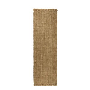 Håndvævet jute-tæppe, 80 x 250 cm