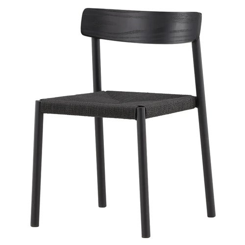 Malmön spisebordsstol sort 