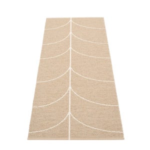 Vævet Tæppe Leif Light Nougat 70x180 cm