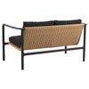 Motty 2-pers. sofa sort / Teddy black
