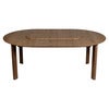 Comfort Circle Spisebord med udtræk Dark Oak