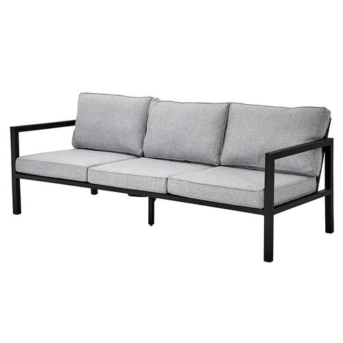 Belfort 3-pers. sofa   inklusive puder sort / Peral Grey