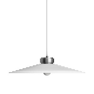 Sound pendel L hvid E27