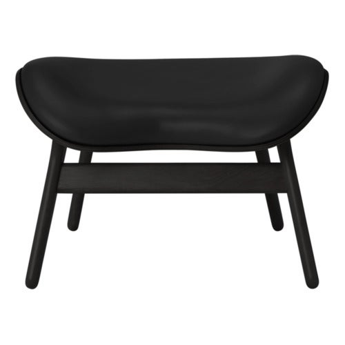 A Conversation Piece Ottoman Fodskammel Black Oak/Umage Leather Black