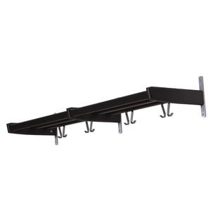Meja hattehylde 115 cm Sortbejdset eg
