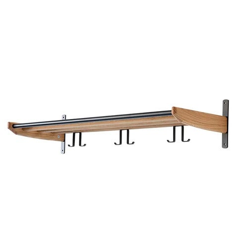 Cora hattehylde 90 cm lakeret eg