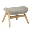 A Conversation Piece Ottoman Fodskammel Oak/White Sands
