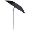 Elios parasol 200 cm i antracit/gråt stål