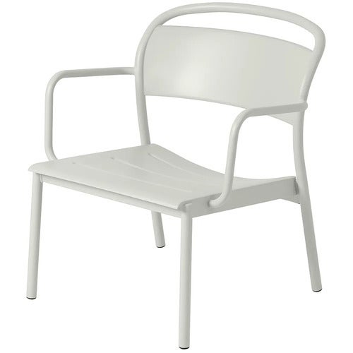 Linear Steel Lænestol Grey 