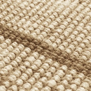 Athens håndvævet jute-tæppe 140 x 200 cm – naturfarvet/offwhite
