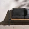 Motty 2-pers. sofa sort / Teddy black