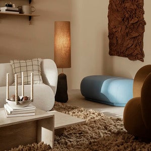 Uldmåtte Meadow High Pile L Light Sand