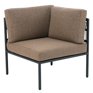 Reno hjørnestykke Sort / Raw Peanut