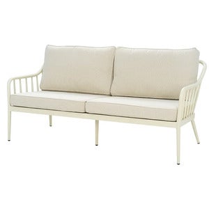 Coleville 3-pers. sofa  Pearl white / Dot beige