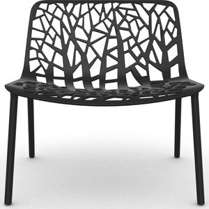 Forest loungelænestol Black 