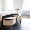 Audacious TV-bord Eg/White Sands