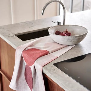 Køkkenhåndklæde Otto Rød 46x66 cm