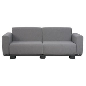 Bolster sofa Antracit / Teddy Grey