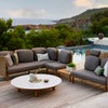 Arch hjørnesofa m/lavt+højt ryglæn