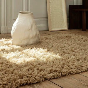 Uldmåtte Meadow High Pile S Light Sand