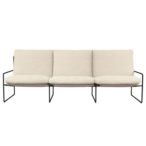 Desert 3-personers sofa Black/Off-white