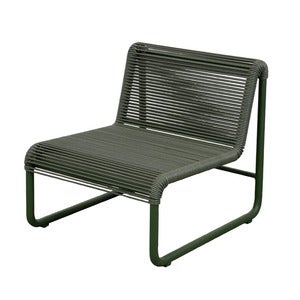 Al Dente loungestol Weave Dark green
