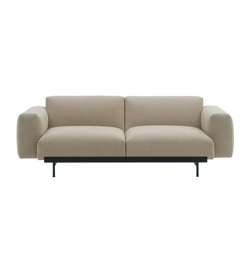 In Situ 2-sæders modulsofa Konfig 1 - Ecriture240/Sort