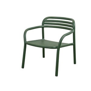 Bliss loungestol, stabelbar Dark green, aluminium