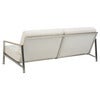 Naos 2,5-pers. sofa  Stainless steel / Dot beige
