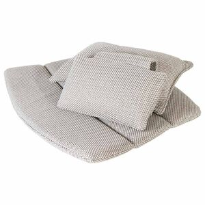 Dynset Breeze højrygget lænestol Focus lysegrå Yn146 
